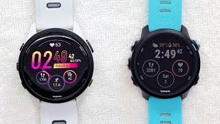 Garmin Forerunner 265 vs 245 Music  Comparison Review [upl. by Etteniuqna]