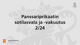 Panssariprikaatin sotilasvala ja vakuutus 224 [upl. by Hylton786]