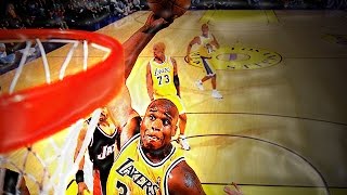 Shaquille ONeal Top 10 Dunks as an LA Laker [upl. by Mclaughlin]