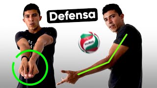 DEFENSA EN EL VOLEIBOL  TIPS TÉCNICOS Y EJERCICIOS [upl. by Mikal634]