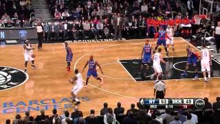 Brook Lopez 22 points 11 rebounds 5 blocks vs New York Knicks full highlights 11262012 HD [upl. by Poliard]