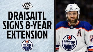 Draisaitl Oilers agree to 8year extension [upl. by Sammer754]