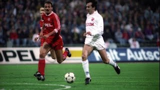 Dejan Savićević vs Bayern Munich  9091 European Cup SemiFinal  All Touches amp Actions [upl. by Aihsatsan]