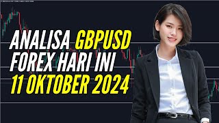 🔴 LIVE Analisa Forex Hari Ini GBPUSD 11 Oktober 2024 forecastprediction today analysis [upl. by Blanch452]