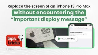 iPhone 13 Pro Max Display IC Transfer  Tips and Tricks 55 [upl. by Ylime283]