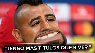 DEBATE  VIDAL TRATA DE EQUIPO CHICO A RIVER PLATE [upl. by Riva414]