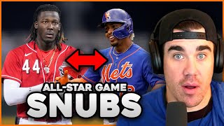 ExMLB Player breaks down the biggest AllStar SNUBS [upl. by Yllak]