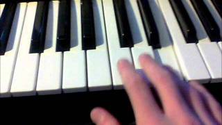 4 mots sur un piano  Tutorial Piano   Demo [upl. by Nadirehs513]