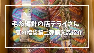 夏の福袋第2弾！！毛糸編み針の店テライさんからの購入品紹介しながら編みラジオ [upl. by Hutchison]