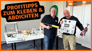 Klebe amp Dichtschulung für Wohnwagen amp Wohnmobil  Tipps und Tricks von drklebunddicht [upl. by Tnilk77]