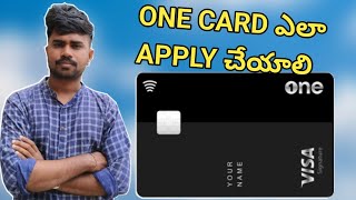 how to apply onecard credit card in telugu  how to apply credit card in Telugu 2023 [upl. by Noimad]