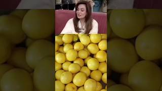 Sadia Imam ne lemon 🍋juice ko store Krny ki secret recipe bta di how to store lemon juice shorts [upl. by Ayouqes]