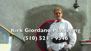 Repair a bad texture on a stucco wall [upl. by Savage]