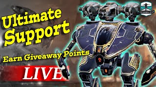 War Robots Ultimate Support Mender  Earn Giveaway Points [upl. by Datnow]