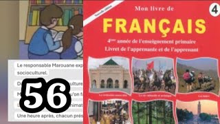 mon livre de français 4Ap page 56 raconter un évènement culturel [upl. by Acirrej131]