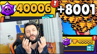 İLK DEFA 40000 KUPA OLDUM 1 Haftada 8000 Kupa 😋 Brawl Stars [upl. by Anabal370]