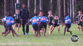 Junior School Rugby  10 year old scores brilliant try [upl. by Kuhlman644]