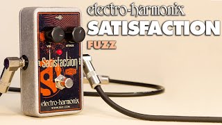 ElectroHarmonix Satisfaction Fuzz Pedal [upl. by Alleiram]