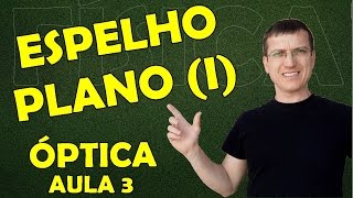 ESPELHO PLANO I e CAMPO VISUAL  ÓPTICA  Aula 3  Prof Boaro [upl. by Ahsemit]