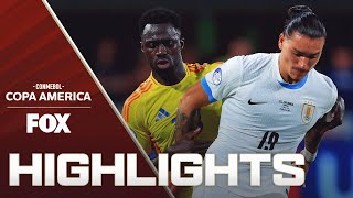 Uruguay vs Colombia Highlights  2024 Copa América  Semifinals [upl. by Abell353]