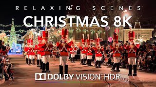 Disneyland Christmas Parade 8K Dolby Vision HDR  Night Time Lights Edition Full Show [upl. by Ecreip85]