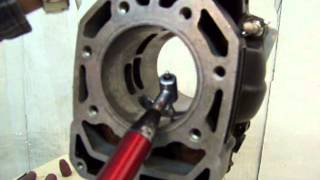 2 Stroke Porting chamfering the port part 1mpg [upl. by Isador]