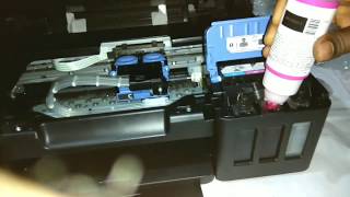 Canon pixma g2000 first setup and getting started  setup a new printer [upl. by Oigimer118]