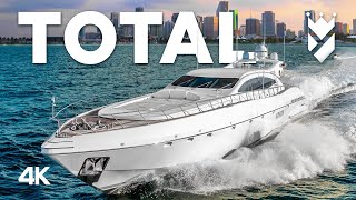 Is THIS the perfect South Florida yacht quotTOTALquot Mangusta 108 For Sale [upl. by Hudgens438]