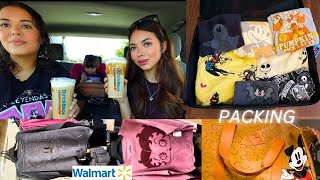 PACK W ME FOR MY HALLOWEEN TRIP TO DISNEYLAND Walmart Disney haul ampreviewing DutchBros [upl. by Catt]