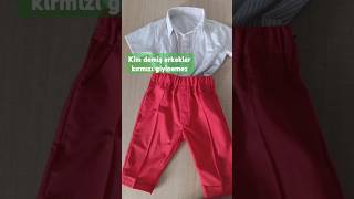 Beli lastikli bebek pantolonu diy diyfashion sewistan seving baby sewsewsew handmade bebek [upl. by Aderb]