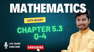 Class 12 Ex 53 Q4 Math  Differentiability  Q4 Ex 53 Math  By Rajnish Raghuvanshi [upl. by Ameerak936]