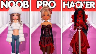 NOOB vs PRO vs HACKER in Dress to Impress [upl. by Flosi]