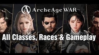 ArcheAge War Review All Classes Races Combat amp Release [upl. by Ojeibbob]