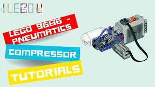 LEGO 9686 PNEUMATICS  Compressor Building Instructions  Compressor TUTORIALS [upl. by Oiramad]