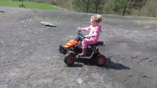 kids Electric 800w 36v Fast Quad Bike Mini Moto Atv REVIEW [upl. by Diandre]