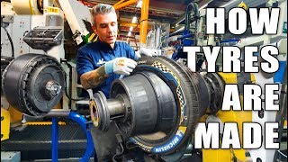 HOW A MICHELIN MOTORSPORT TYRE IS MADE Inside the factory [upl. by Benedic91]