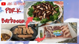 Grilled pork belly in non sticky frying pan cooking grilledporkbelly mixmvlog asmr [upl. by Arthur556]