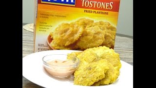 Sweets reviews and tastes Goya Frozen Tostones [upl. by Ardnasak275]