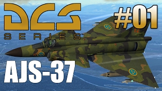 DCS AJS37 Viggen  01  Erster Eindruck DeutschHD [upl. by Sinnod]