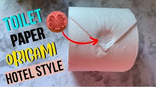 How To Fold Toilet Paper Like a Hotel [upl. by Soisanahta]