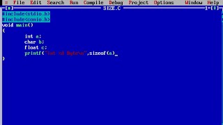 How to find size of Data types in C using sizeof operator  sizeof operator in c language [upl. by Auria386]
