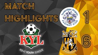 Youth  Tonbridge Angels U18 v Folkestone Invicta U18  Kent Youth League  21022 [upl. by Analat]