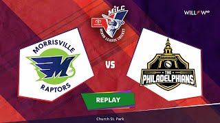 Morrisville Raptors vs The Philadelphians  Minor League Cricket Championship 2022 [upl. by Norehc]