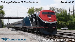 Inaugural Runs of Amtraks Borealis Service [upl. by Alleda]