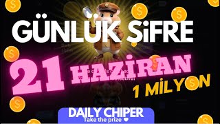 HAMSTER KOMBAT 21 HAZİRAN GÜNLÜK ŞİFRE hamsterkombat hamsterkombatdailycipher [upl. by Atteuqcaj99]