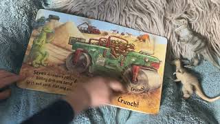 Dinosaur Dig by Penny Dale 4 year old’s read aloud version with a twist [upl. by Malka]