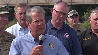 Georgia Gov Brian Kemp says President Joe Biden called him about Hurricane Helene needs [upl. by Anoniw]