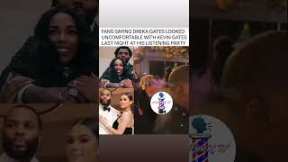 Dreka Gates looked 👀 very unhappy with kevingates at‼️breadwinner media party [upl. by Herbert176]