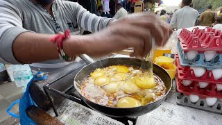 Mumbai Special Tadka Bhurji Pav  Indian Street Food [upl. by Aneekat569]