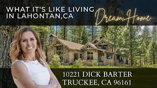 WHAT IT IS LIKE LIVING IN LAHONTAN HERE IN TRUCKEE CA COME INSIDE THIS DREAM HOME ITS FOR SALE [upl. by Milli]